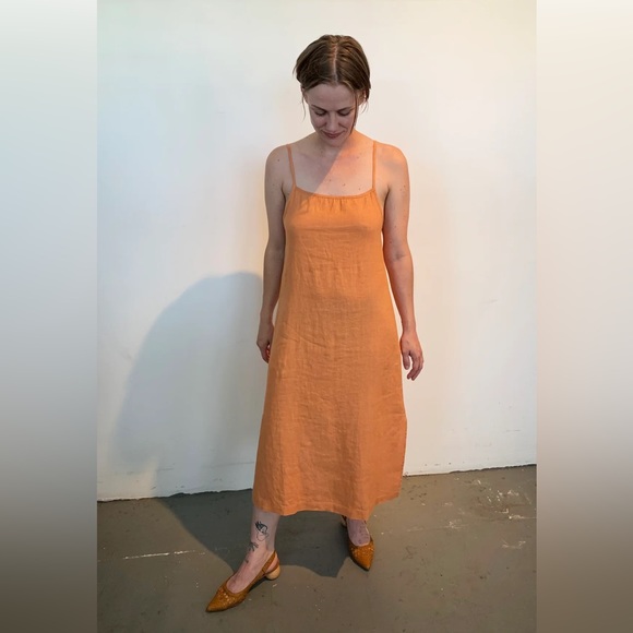 Sugar Candy Mountain Dresses & Skirts - Sugar Candy Mountain 100% Linen Shell Slip Dress